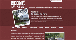 Desktop Screenshot of boonervpark.com